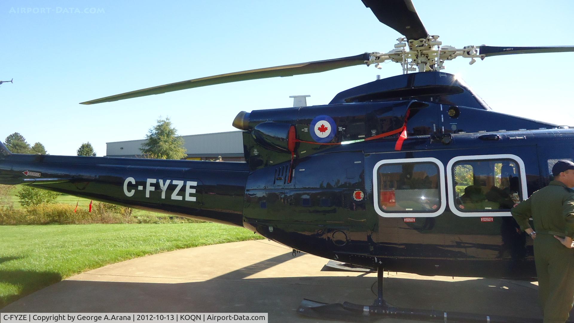 C-FYZE, 1996 Bell 412CF (CH-146) C/N 46402, Starboard mid fuselage