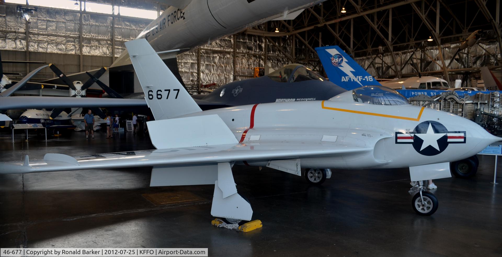 46-677, 1946 Northrop X-4 Bantam C/N Not found (46-677), AF Museum
