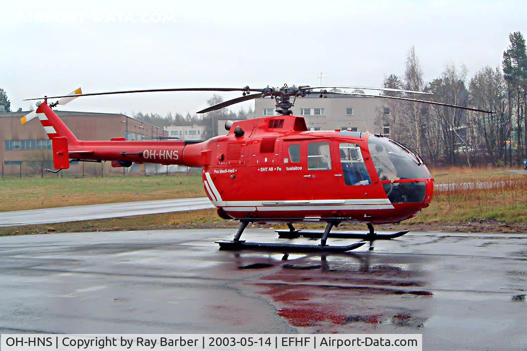 OH-HNS, 1986 MBB Bo-105CBS-4 C/N S-762, Bolkow Bo-105S [S-762] Helsinki-Malmi~OH 14/05/2003