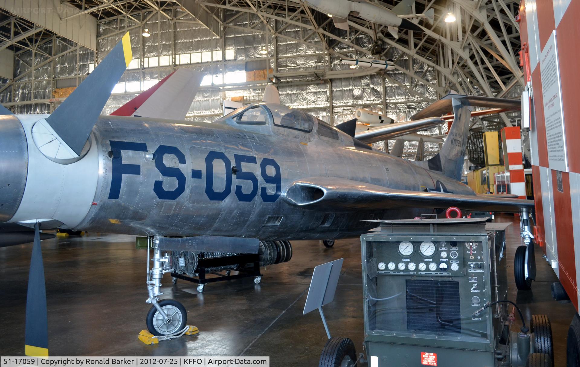 51-17059, 1955 Republic XF-84H Thunderstreak C/N 369, AF Museum