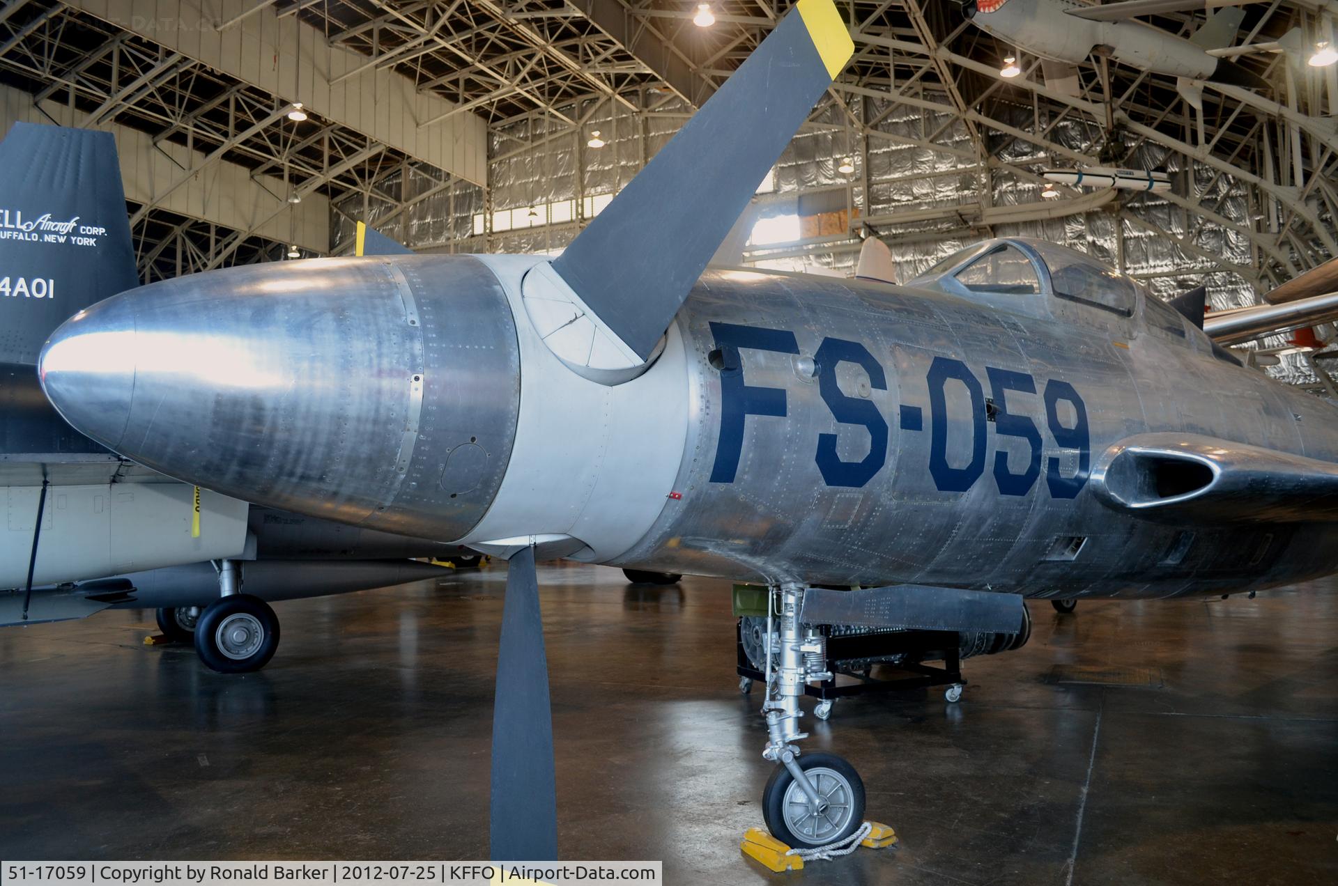 51-17059, 1955 Republic XF-84H Thunderstreak C/N 369, AF Museum