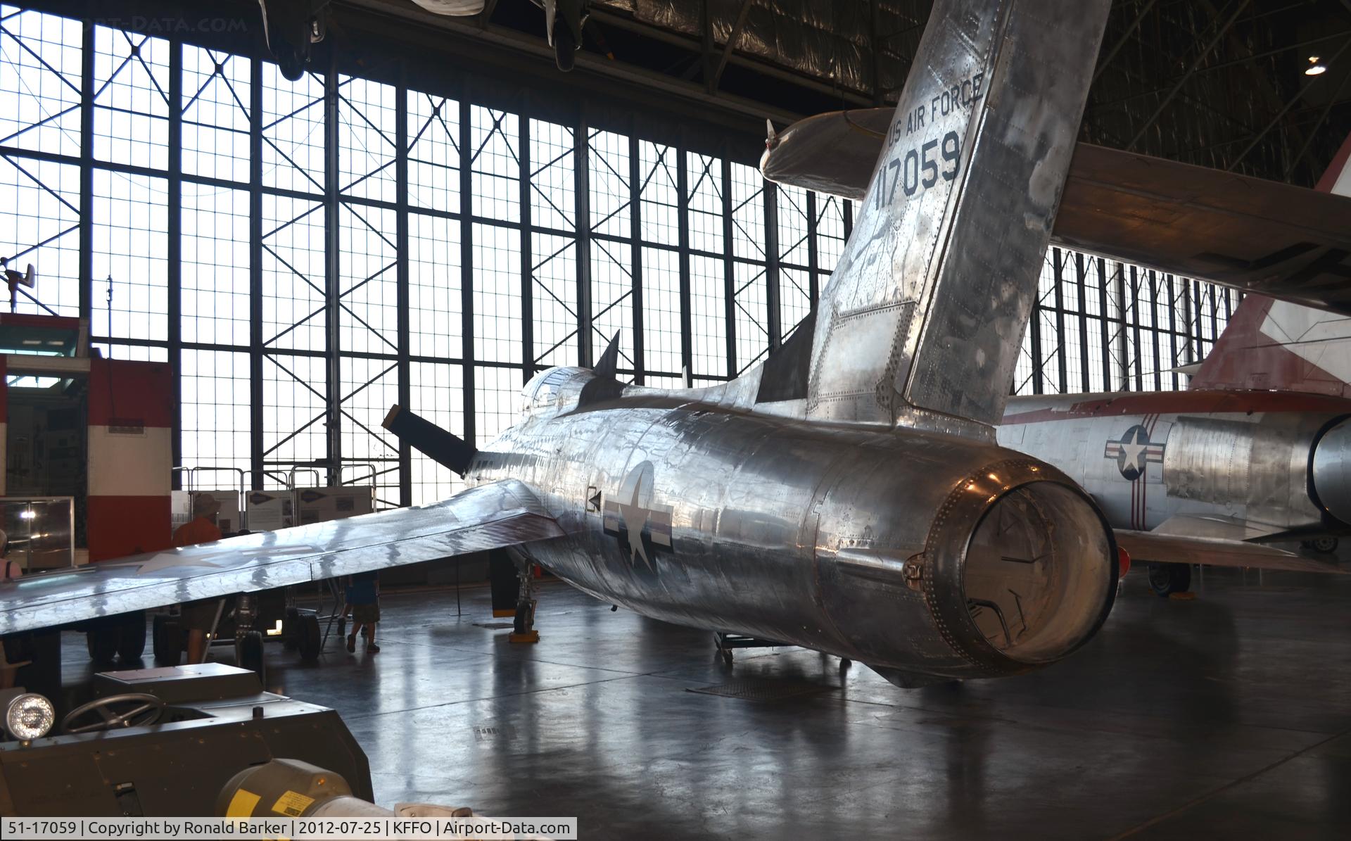 51-17059, 1955 Republic XF-84H Thunderstreak C/N 369, AF Museum