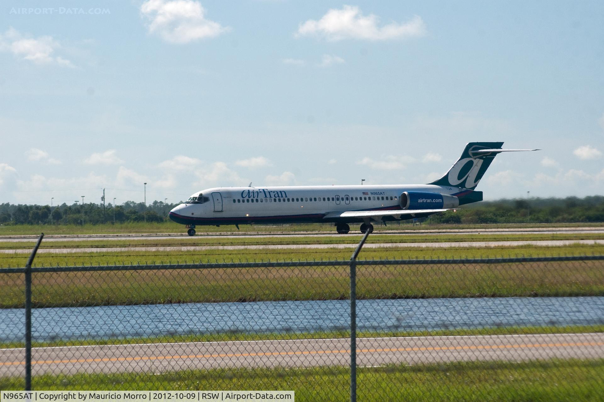 N965AT, 2001 Boeing 717-200 C/N 55026, Cleared for take off RWY 6 enroute to Pittsburgh