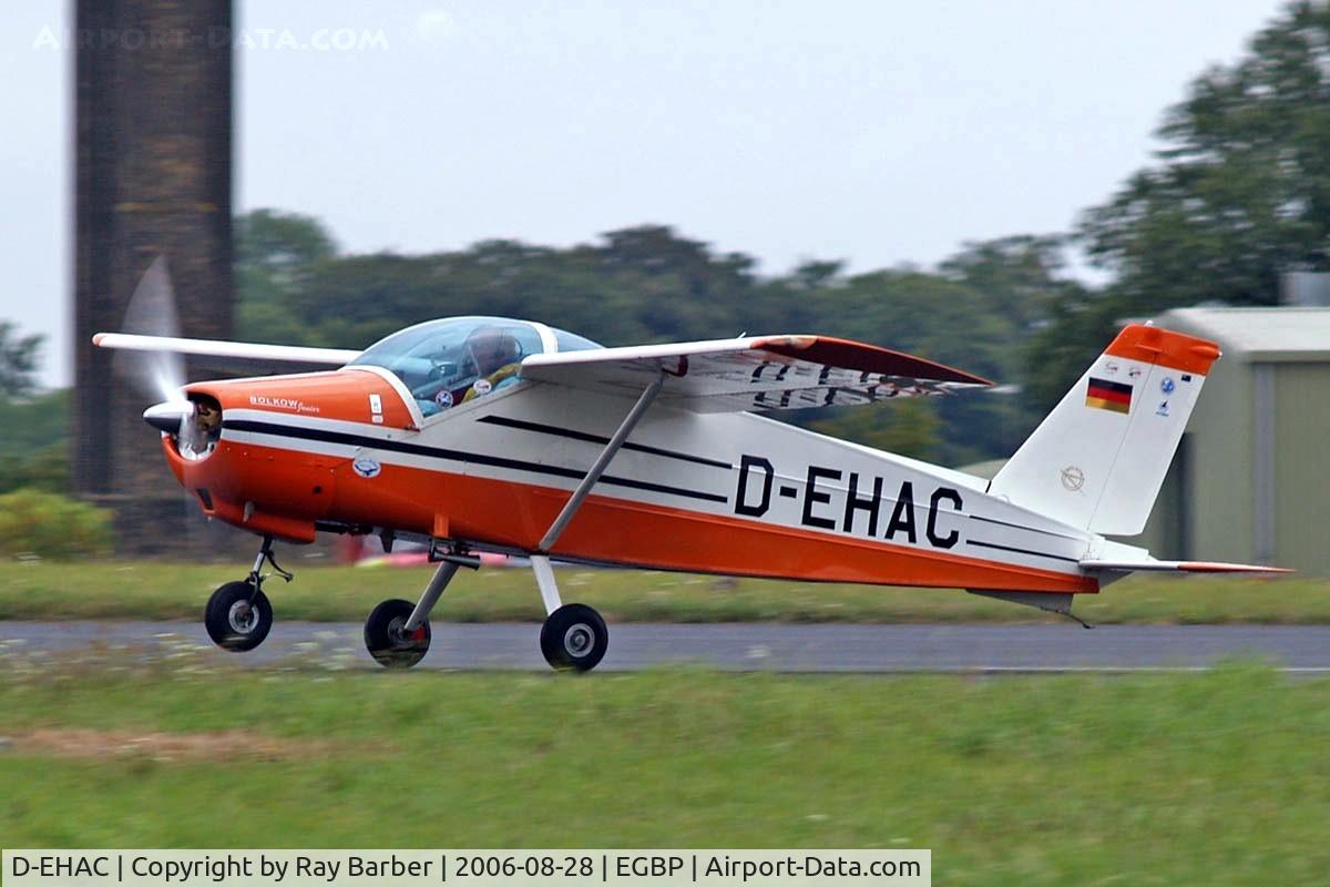 D-EHAC, 1969 Bolkow Bo-208C Junior C/N 709, Bolkow Bo.208C Junior [709] Kemble~G 28/08/2006