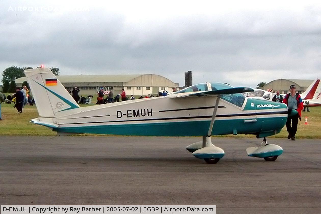 D-EMUH, 1966 Bolkow Bo-208C Junior C/N 623, Bolkow Bo.208C Junior [623] Kemble~G 02/07/2005