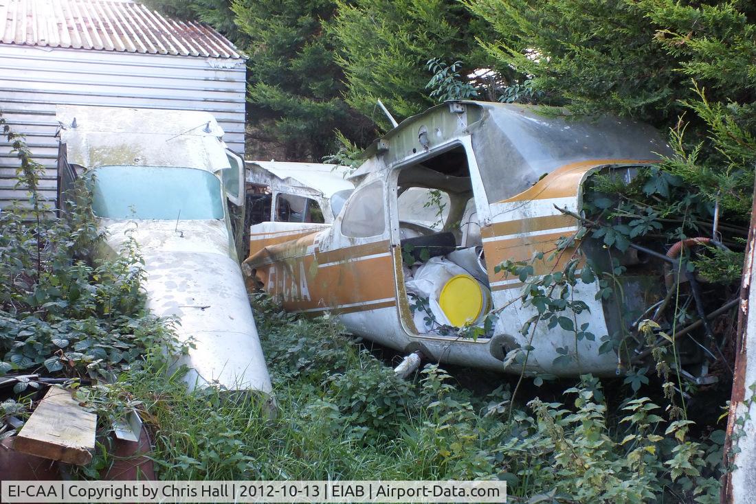 EI-CAA, Reims FR172J Reims Rocket C/N 0486, in the bone yard behind the hangars at Abbeyshrule