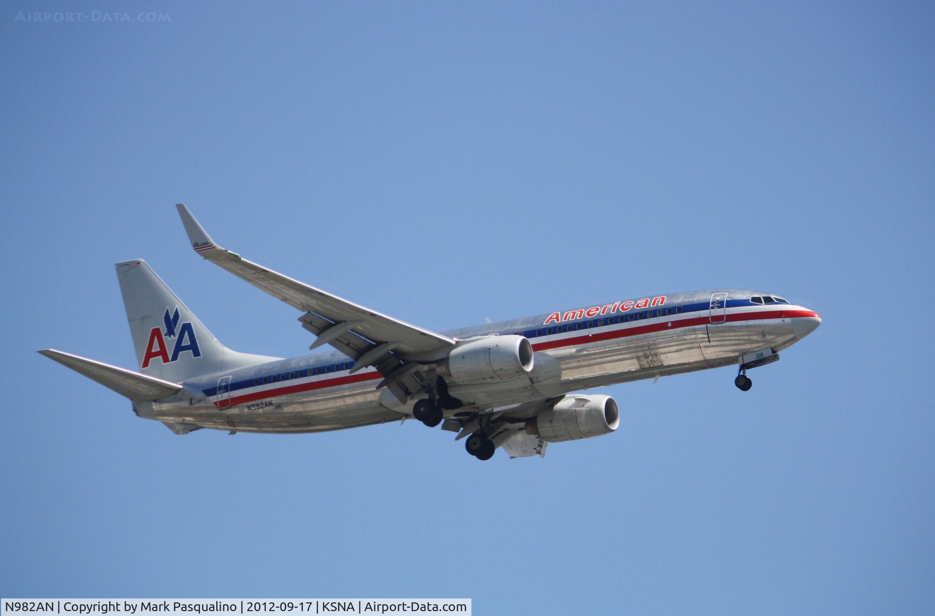 N982AN, 2009 Boeing 737-823 C/N 31067, Boeing 737-800