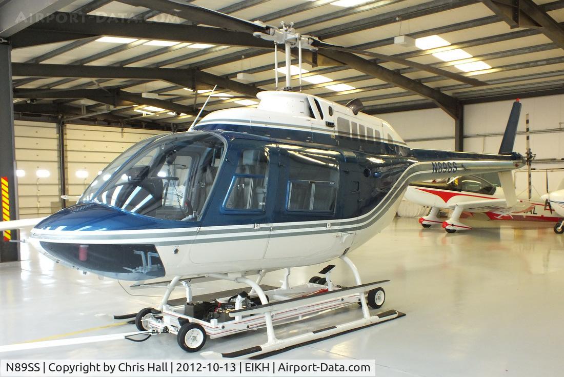N89SS, 1973 Bell 206B JetRanger II C/N 1010, at Kilrush Airfield, Ireland