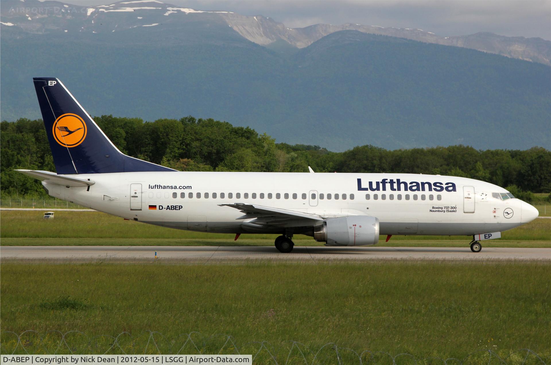 D-ABEP, 1992 Boeing 737-330 C/N 26430, LSGG/GVA EBACE 2012