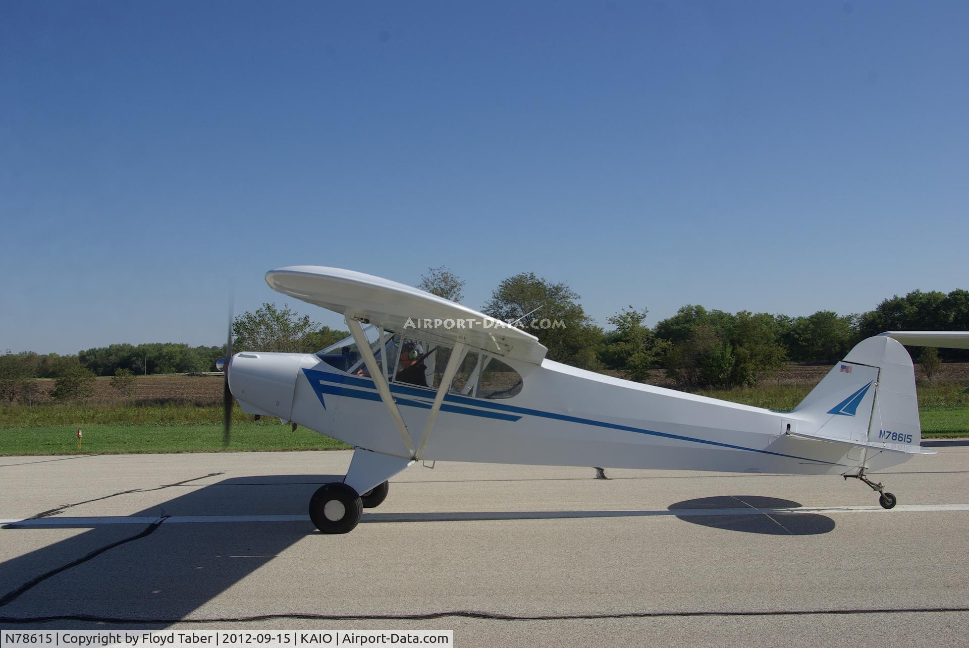 N78615, 1947 Piper PA-11 Cub Special C/N 11-1376, Fly Iowa 2012 Attendee