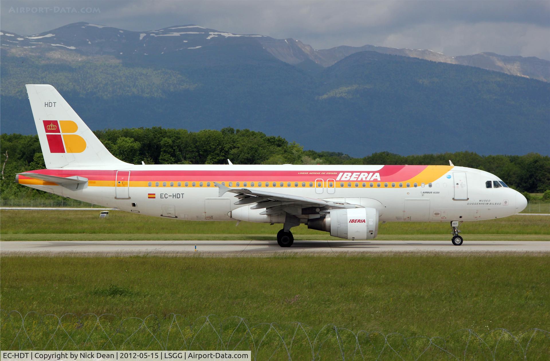 EC-HDT, 1999 Airbus A320-214 C/N 1119, LSGG/GVA EBACE 2012