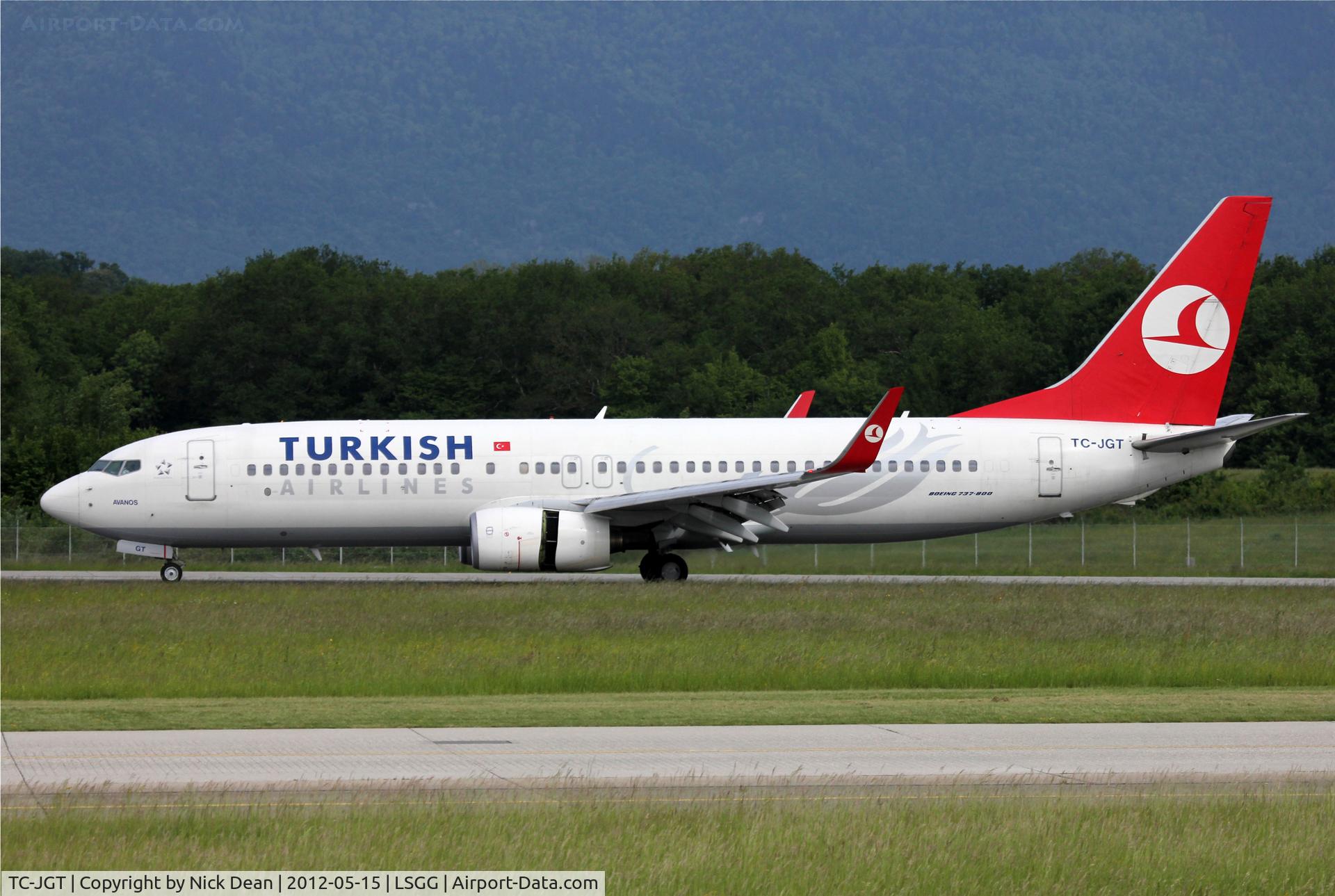 TC-JGT, 2006 Boeing 737-8F2 C/N 34417, LSGG/GVA EBACE 2012