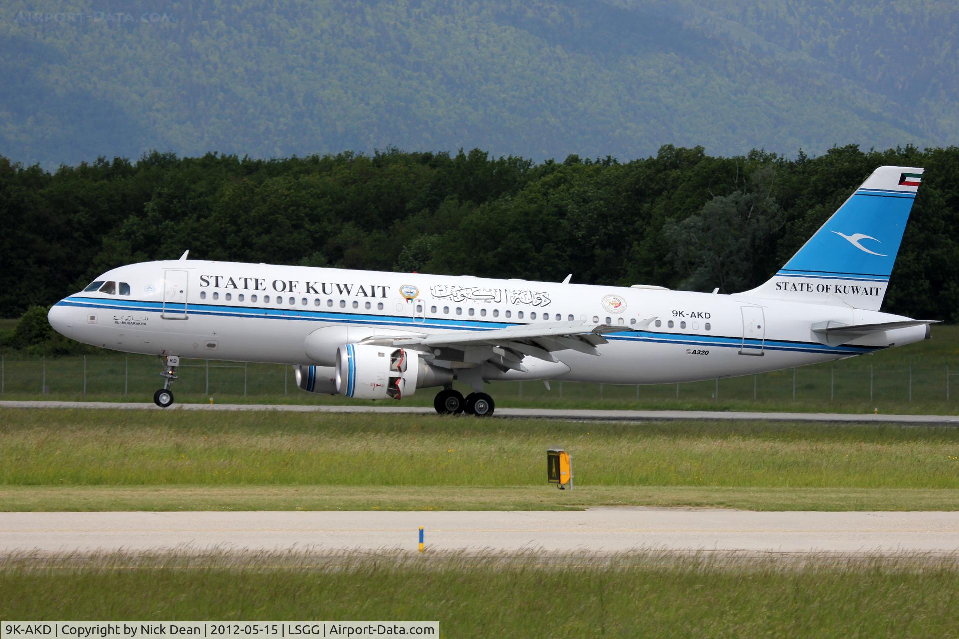 9K-AKD, 2003 Airbus A320-212 C/N 2046, LSGG/GVA EBACE 2012