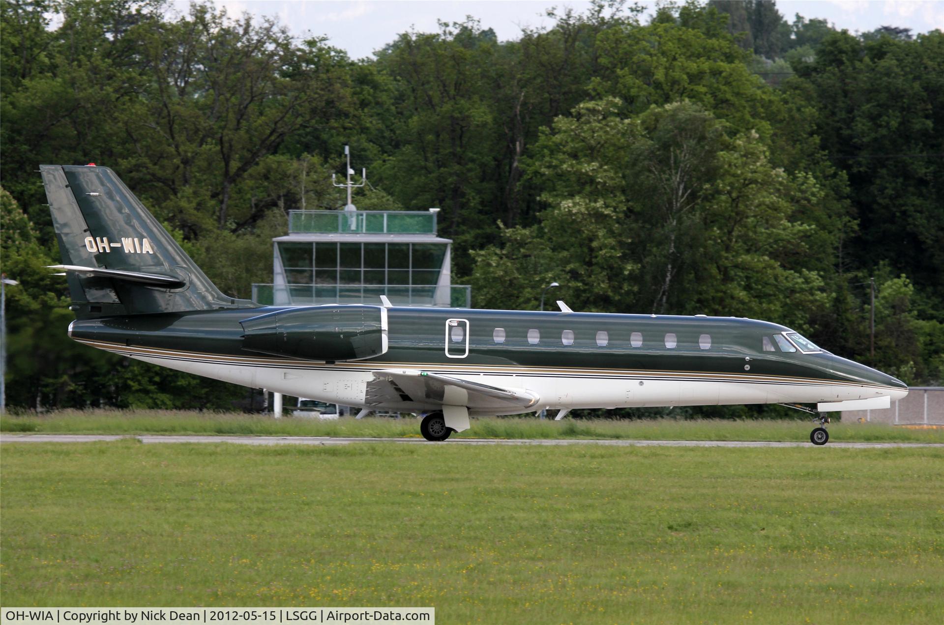 OH-WIA, 2008 Cessna 680 Citation Sovereign C/N 680-0215, LSGG/GVA EBACE 2012