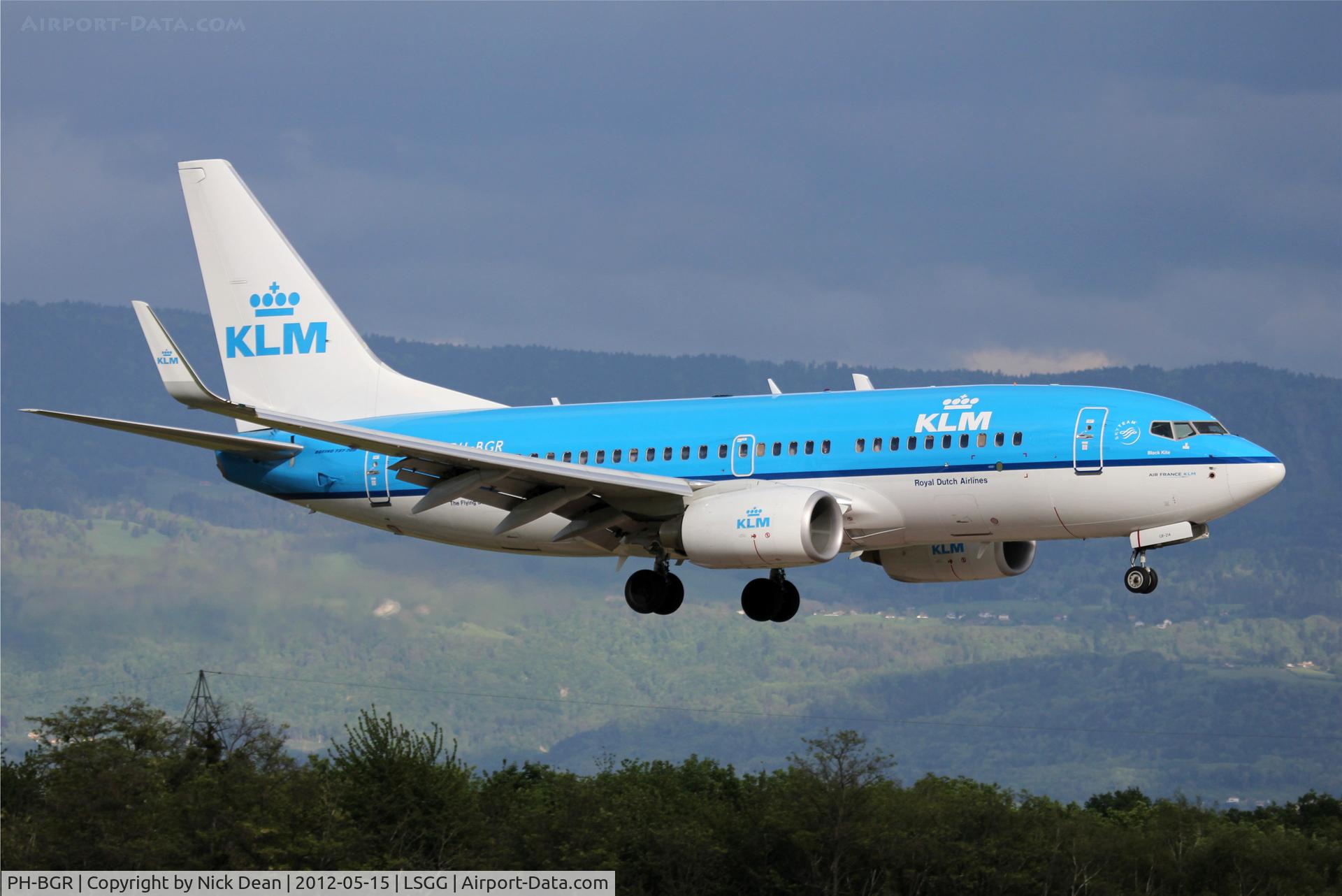 PH-BGR, 2011 Boeing 737-7K2 C/N 39446, LSGG/GVS EBACE 2012