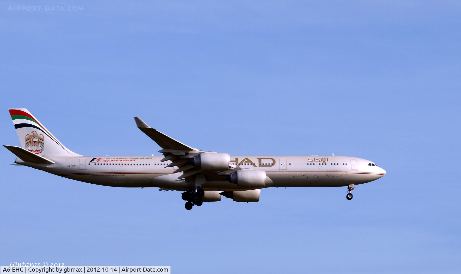 A6-EHC, 2006 Airbus A340-541 C/N 761, Landing @ JFK