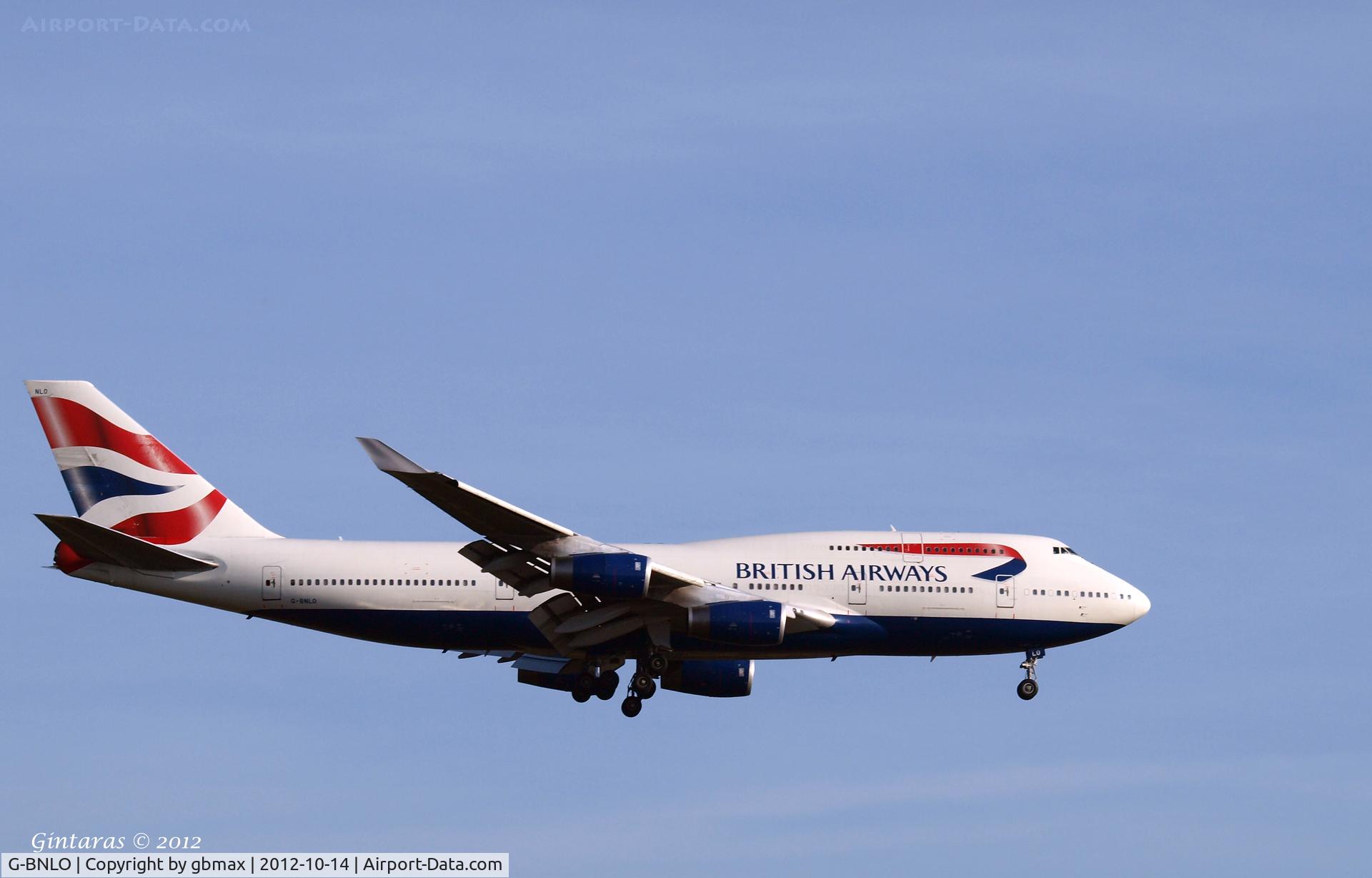 G-BNLO, 1990 Boeing 747-436 C/N 24057, Landing @ JFK
