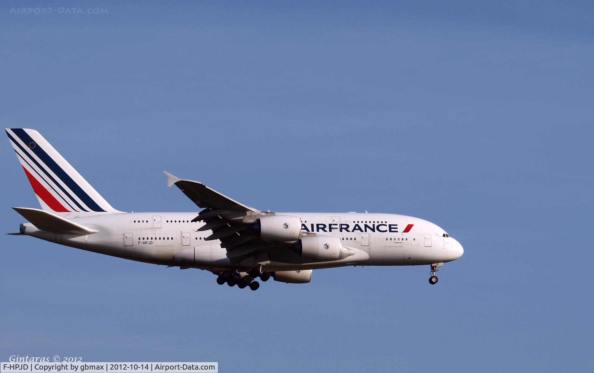 F-HPJD, 2010 Airbus A380-861 C/N 049, Landing @ JFK