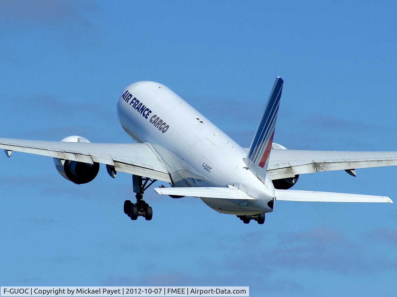 F-GUOC, 2009 Boeing 777-F28 C/N 32966, Takeoff rwy 12