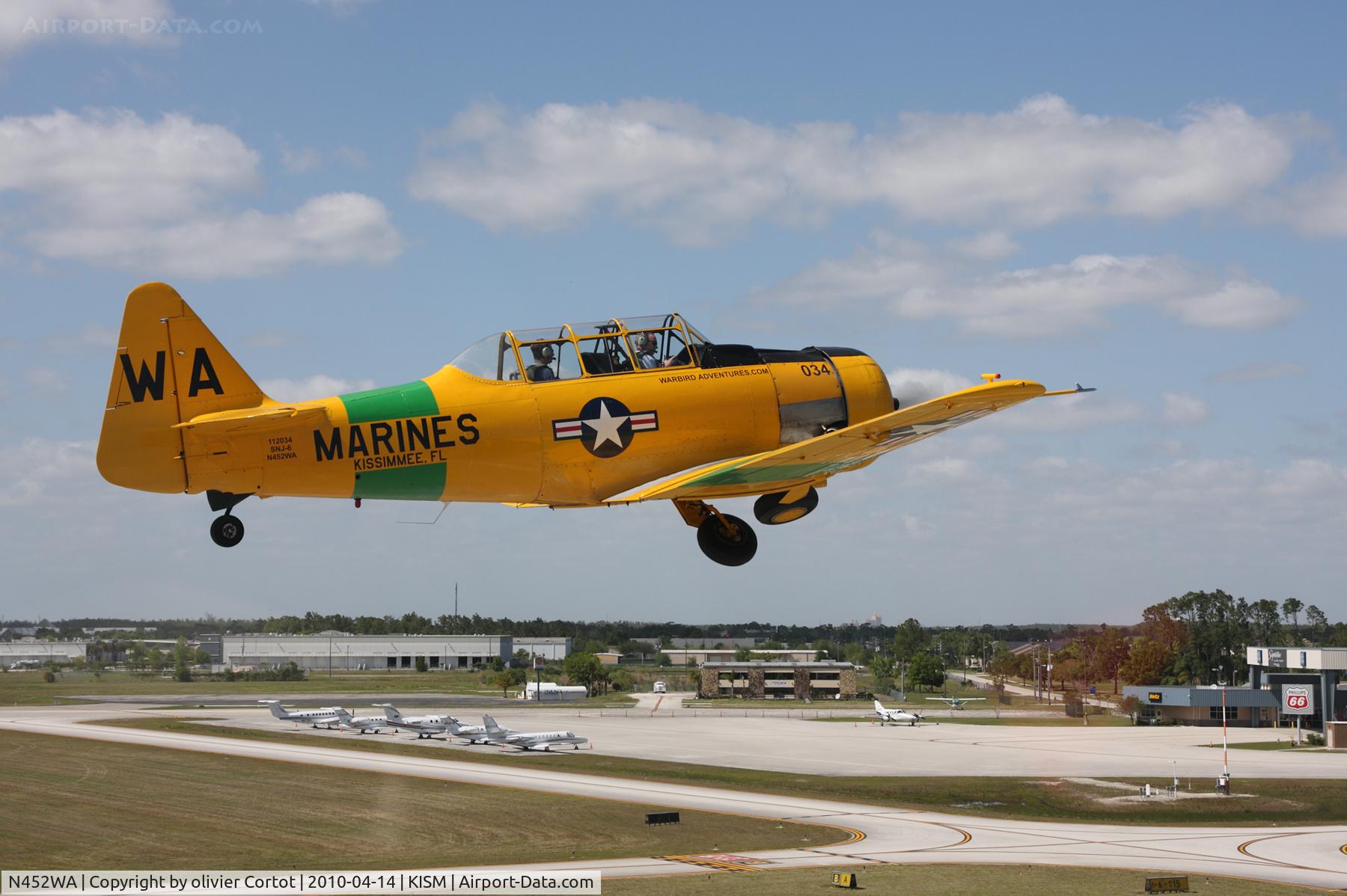 N452WA, 1945 North American SNJ-6 Texan C/N 121-43137, Ga to Kissimee and book a flight in a T-6 !