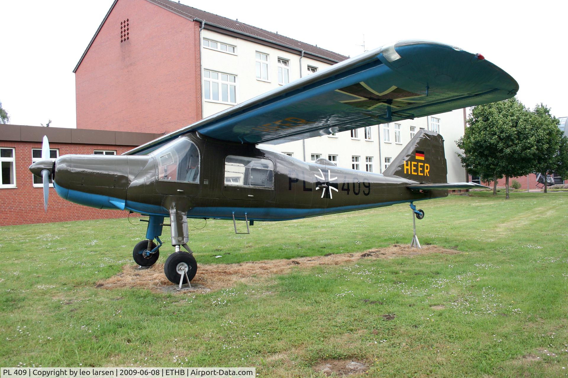 PL 409, 1958 Dornier DO-27A-1 C/N 302, Bückeburg HEER ETHB 8.6.09 ex 56+16