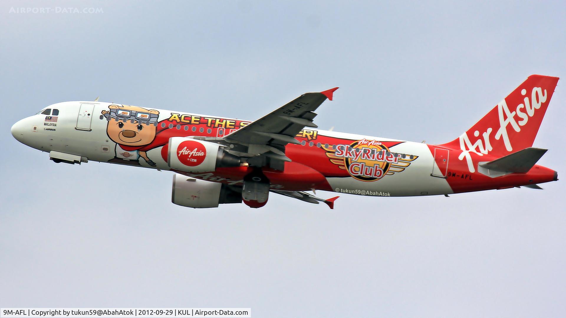 9M-AFL, 2006 Airbus A320-216 C/N 2926, AirAsia - Skyrider Club livery