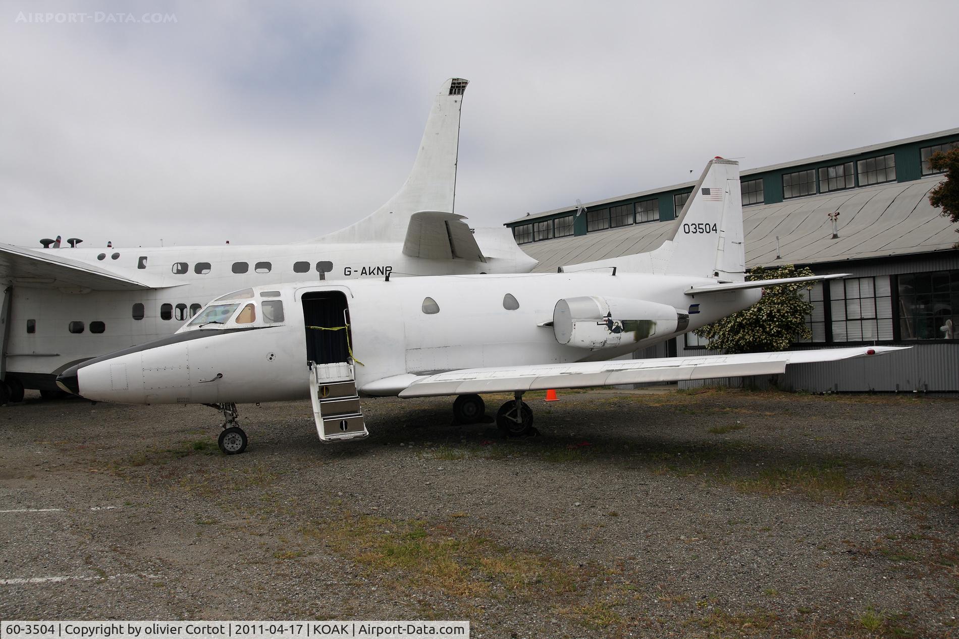 60-3504, 1960 North American CT-39A Sabreliner C/N 265-32, donation from the technical college of alameda