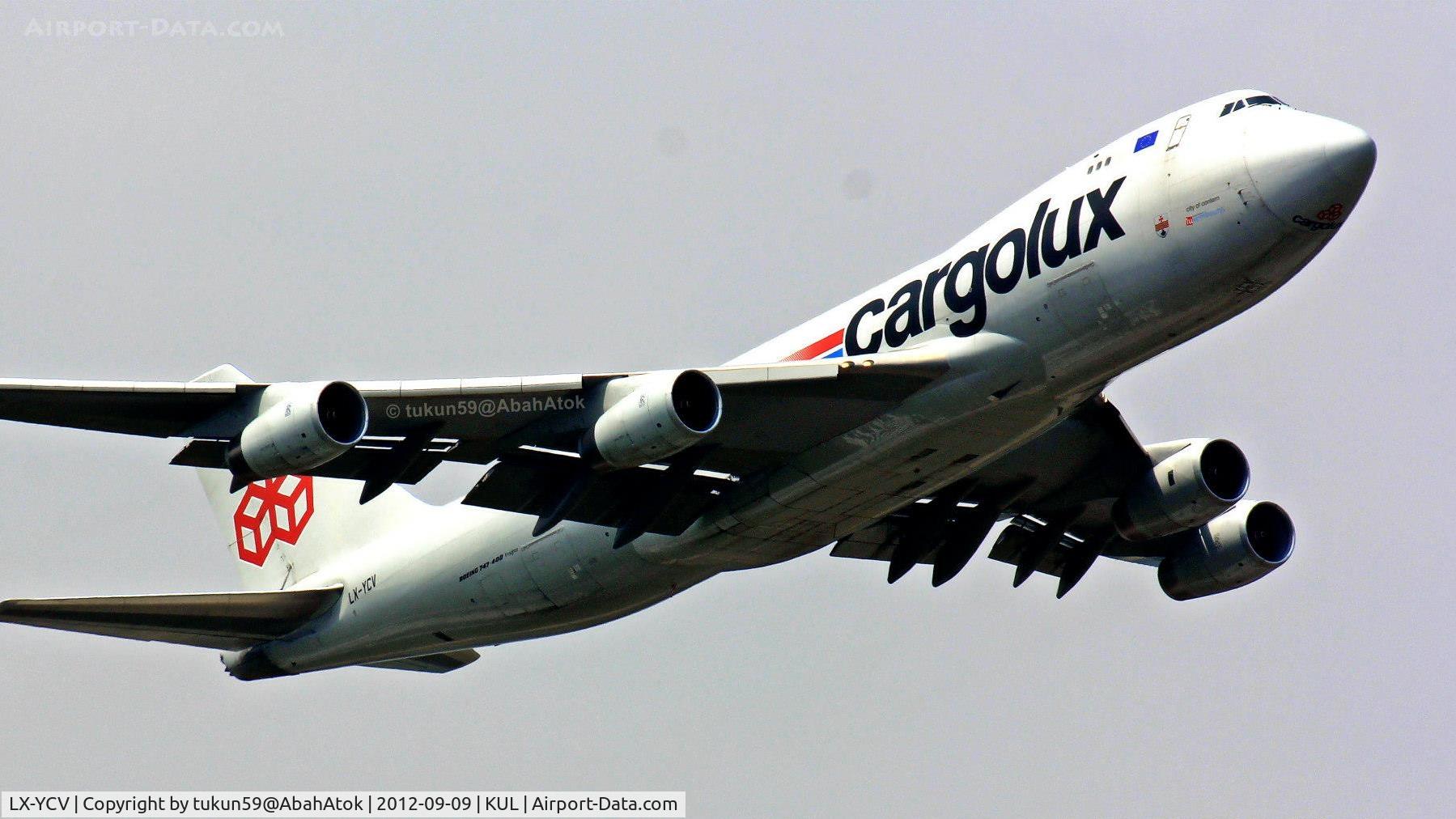 LX-YCV, 2008 Boeing 747-4R7F/SCD C/N 35805/1407, Cargolux Airlines International