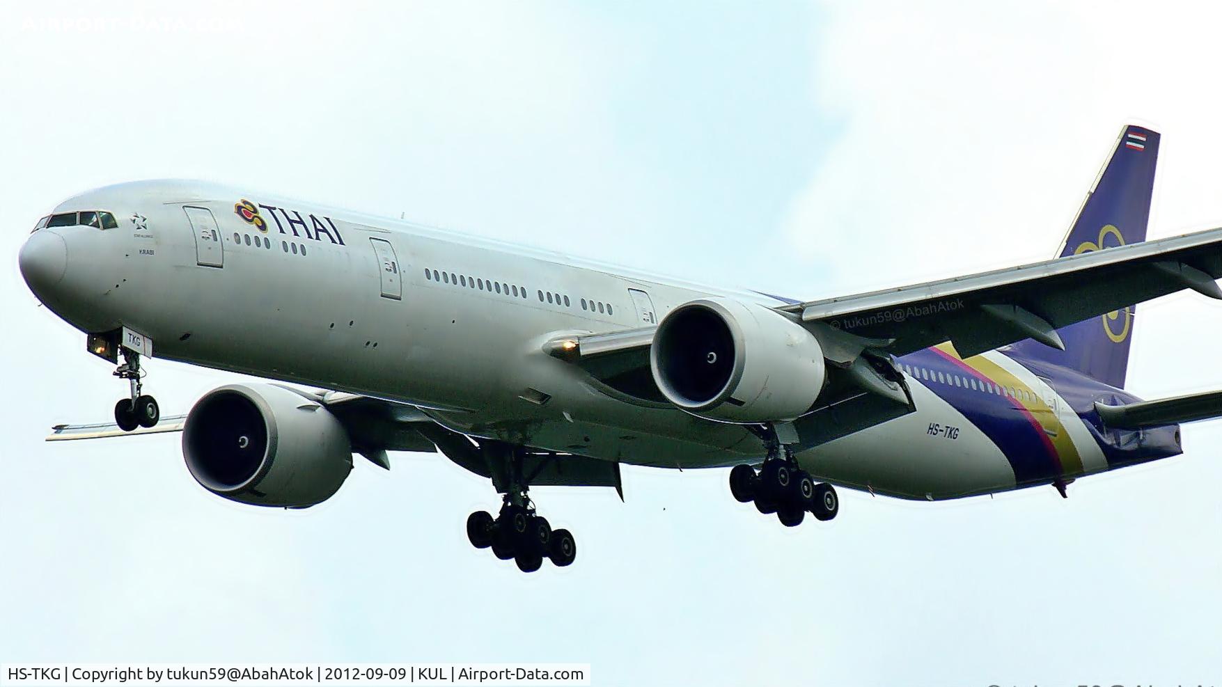 HS-TKG, 2007 Boeing 777-35R/ER C/N 35157/627, Thai Airways International
