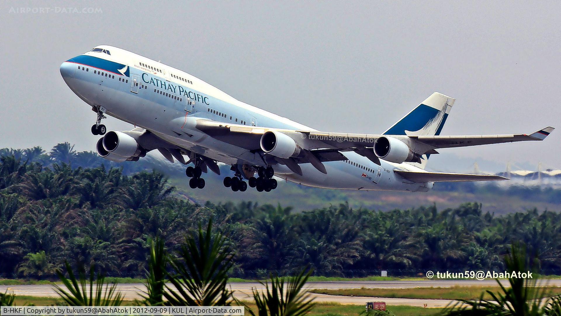 B-HKF, Boeing 747-412 C/N 25128, Cathay Pacific Airways