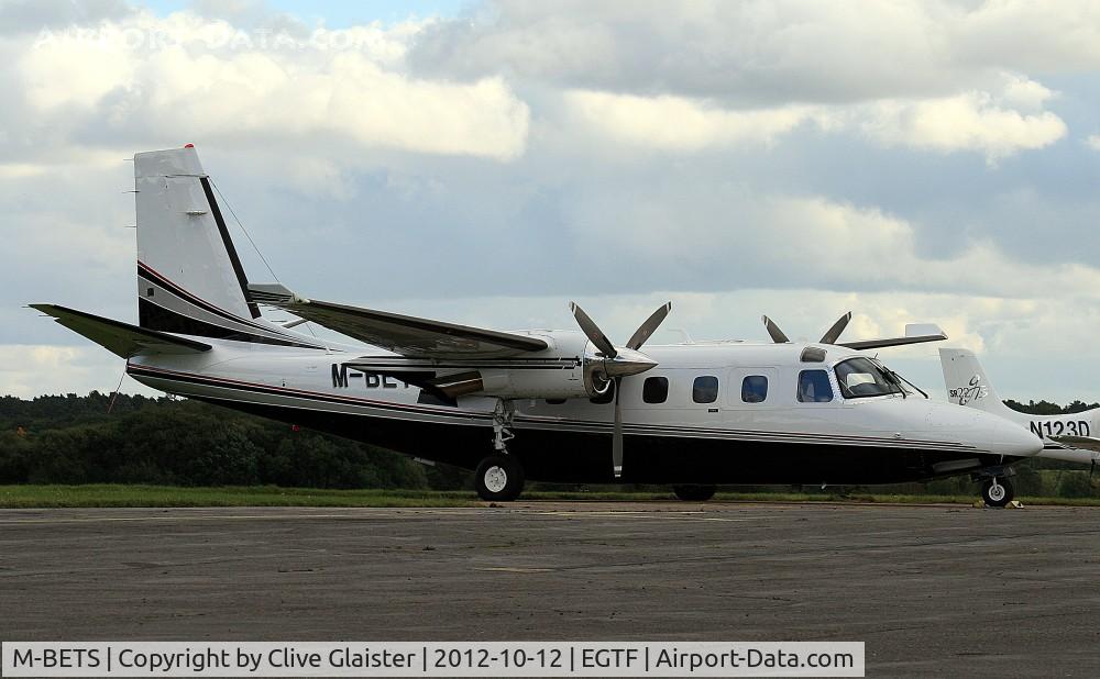 M-BETS, 1982 Gulfstream American 695A Jetprop 1000 C/N 96034, Ex: (N9954S) > ZS-KZS > N508AB > G-BWMP > N508AB > C-GMMO > (N9954S) > N508AB > (N24A) > N508AB > N700L > M-BETS - Originally owned to, R.A.Berry Ltd in October 1985 as G-BWMP and currently with, Aldersey Aviation Ltd April 2011 as M-BETS.