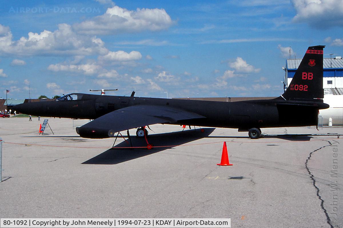 80-1092, 1980 Lockheed U-2R C/N 092, Static display at Dayton's 1994 airshow.