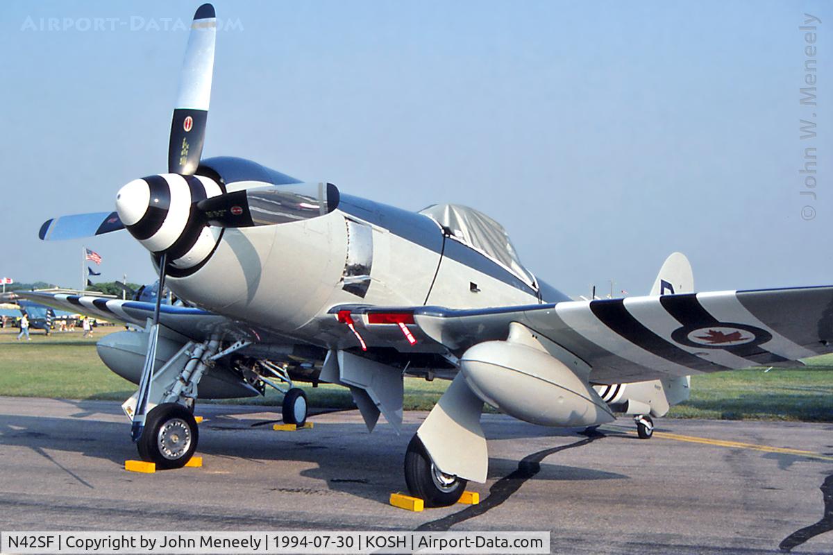 N42SF, 1947 Hawker Sea Fury T.20 C/N 37721, Sea Fury at Airventure 1994