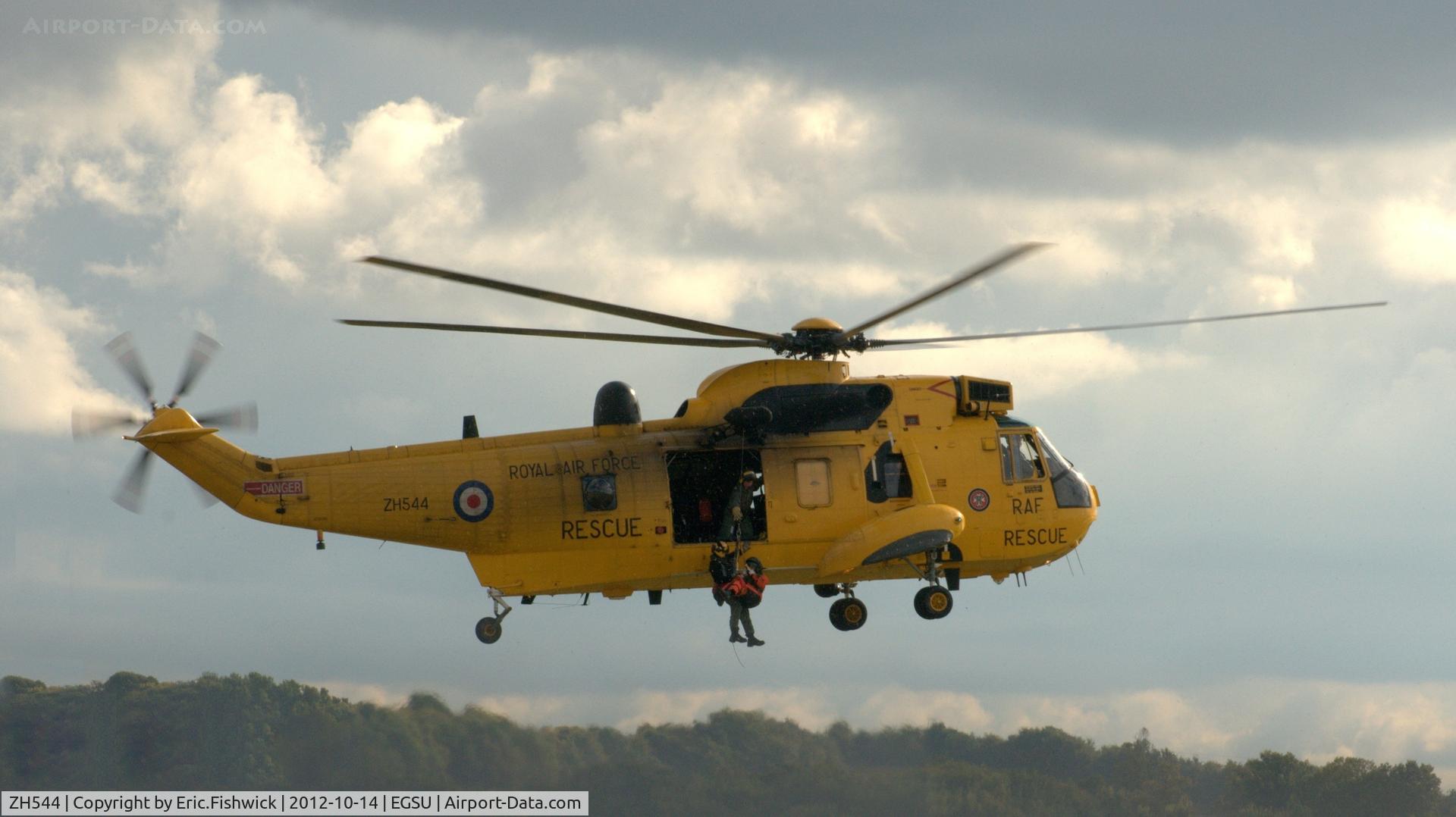 ZH544, Westland Sea King HAR.3A C/N WA1010, 45. ZH544 with 'survivor' at IWM Duxford Autumn Air Show, October 2012.