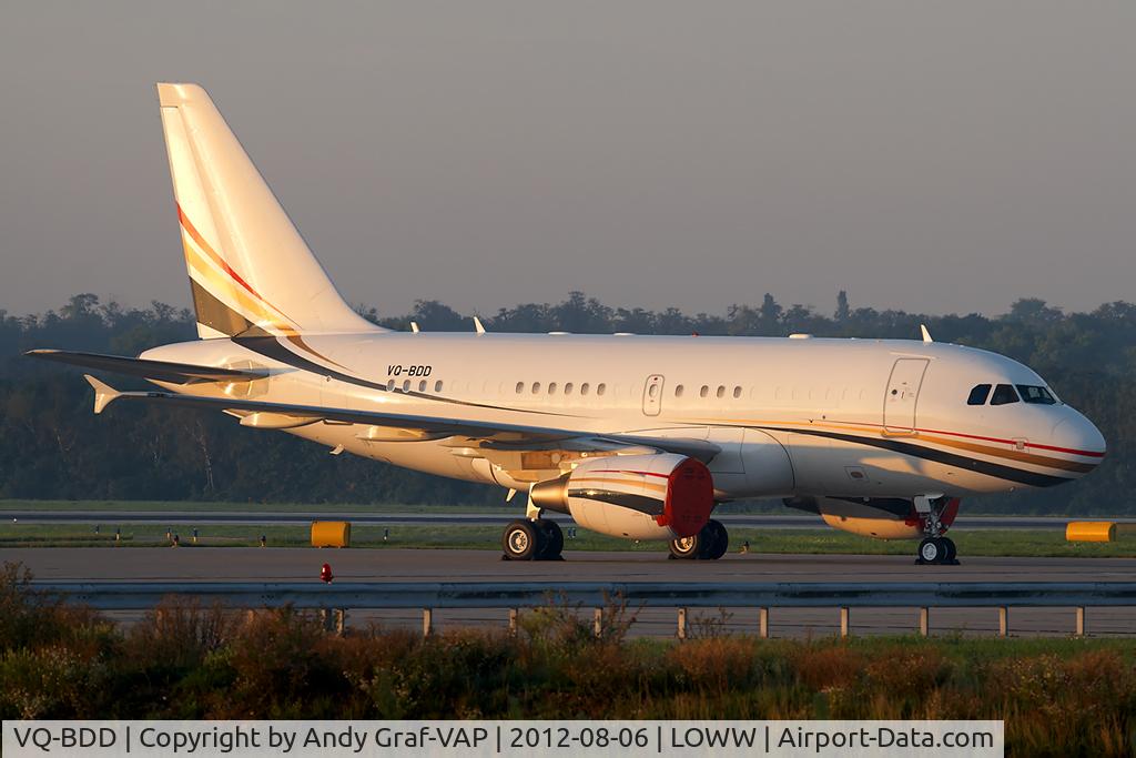 VQ-BDD, 2008 Airbus A318-112 C/N 3751, A318ACJ