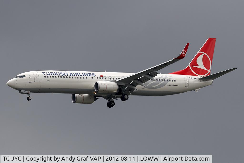 TC-JYC, 2012 Boeing 737-9F2/ER C/N 40977, Turkish Airlines 737-900