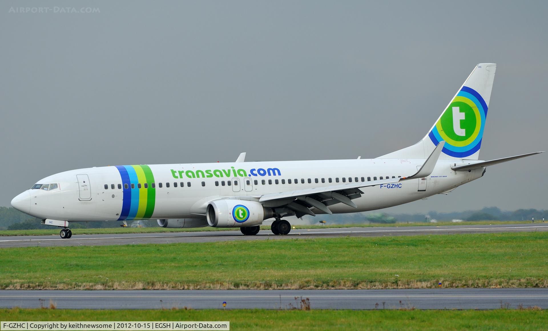 F-GZHC, 2008 Boeing 737-8K2 C/N 29651, Arriving for KLM uk engineering.