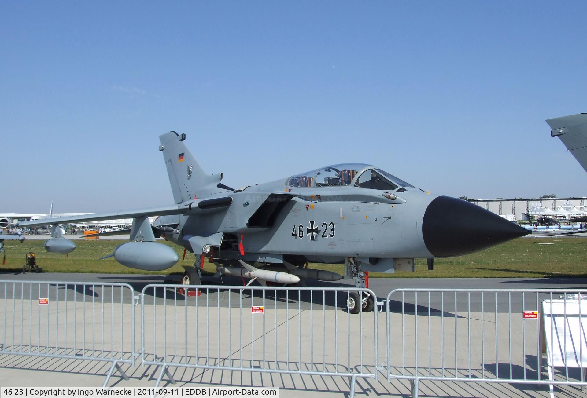 46 23, 1989 Panavia Tornado ECR C/N 817/GS256/4323, Panavia Tornado ECR of the Luftwaffe (German air force) at the ILA 2012, Berlin