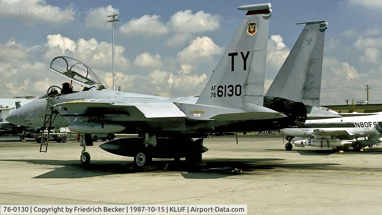 76-0130, 1976 McDonnell Douglas F-15A Eagle C/N 0234/B032, transient at Luke AFB