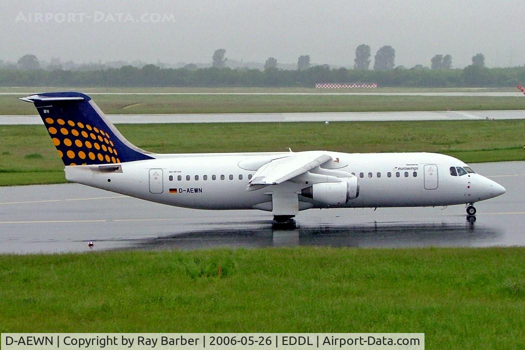 D-AEWN, 1990 British Aerospace BAe.146-300 C/N E3158, BAe 146-300 [E3158] (Eurowings/Lufthansa Regional)  Dusseldorf~D 26/05/2006