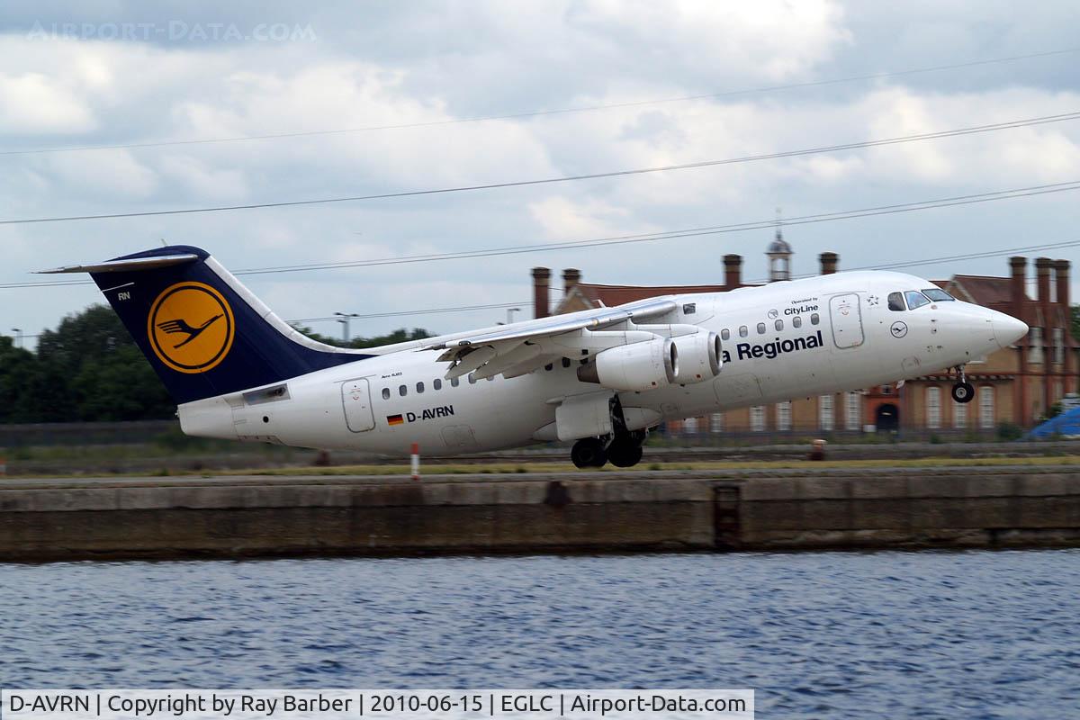 D-AVRN, 1996 British Aerospace Avro 146-RJ85A C/N E2293, BAe 146-RJ85 [E2293] (Lufthansa Regional) London City~G 15/06/2010