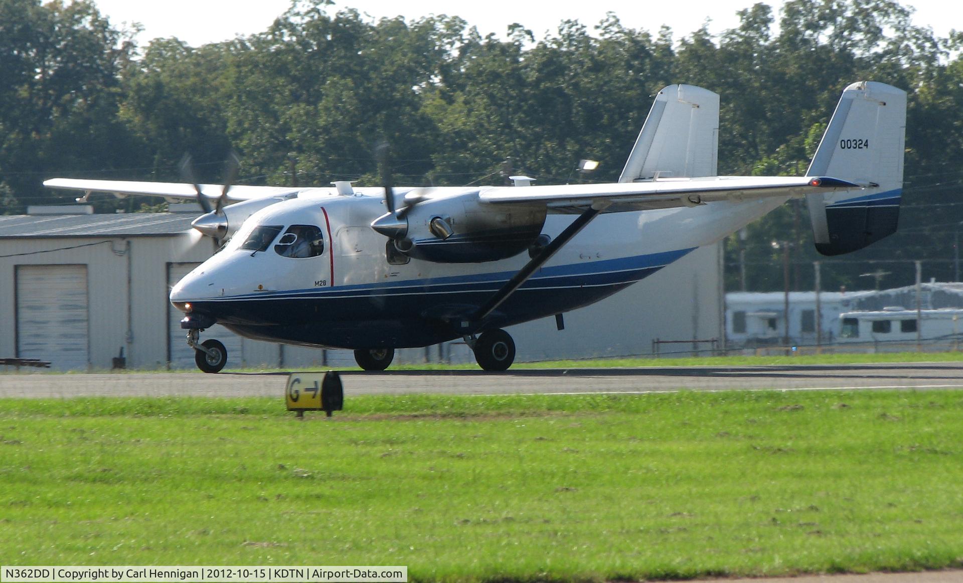 N362DD, PZL-Mielec M-28-05 Skytruck C/N AJE003-26, Departing runway 14