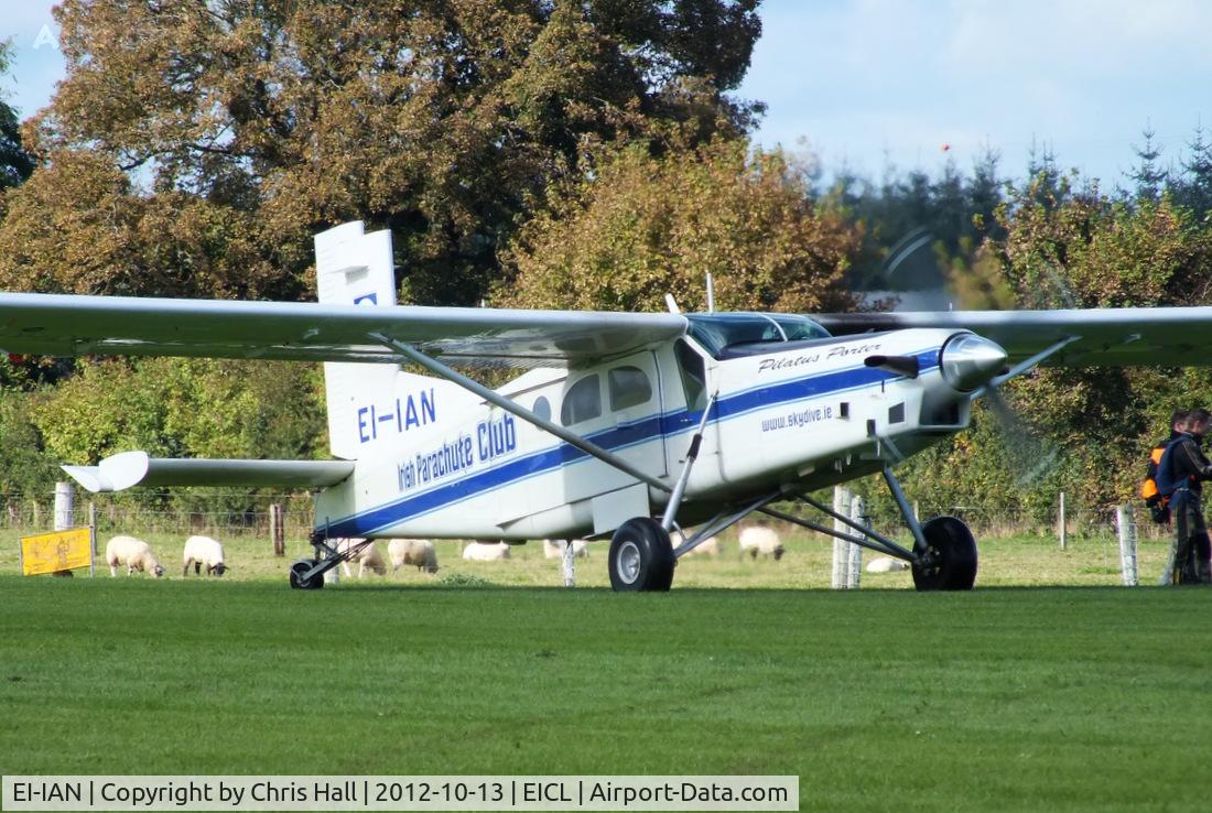 EI-IAN, Pilatus PC-6/B2-H4 Turbo Porter C/N 810, at Clonbullogue Aerodrome, Ireland