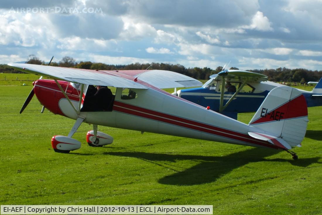 EI-AEF, 1947 Cessna 120 C/N 13692, at Clonbullogue Aerodrome, Ireland
