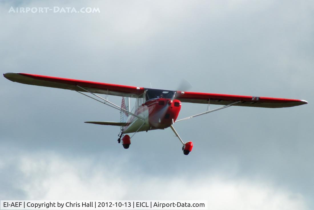 EI-AEF, 1947 Cessna 120 C/N 13692, at Clonbullogue Aerodrome, Ireland