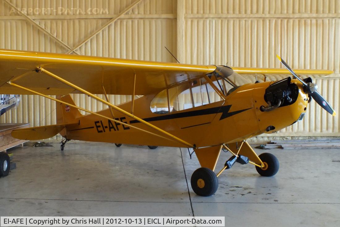 EI-AFE, 1946 Piper J3C-65 Cub Cub C/N 16687, at Clonbullogue Aerodrome, Ireland