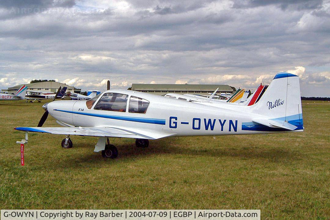 G-OWYN, 1959 Aviamilano F-14 Nibbio C/N 208, Aviamilano F.14 Nibbio [208] Kemble~G 09/07/2004