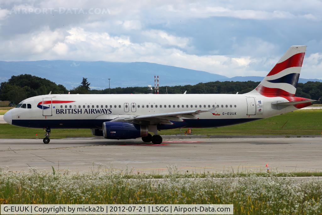 G-EUUK, 2002 Airbus A320-232 C/N 1899, Taxiing