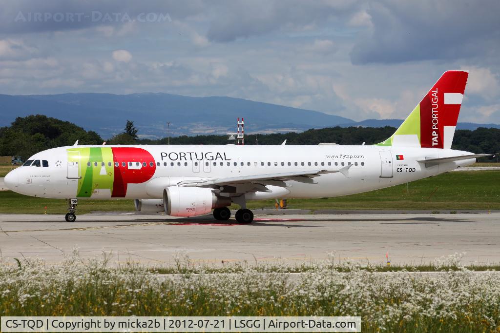 CS-TQD, 1999 Airbus A320-214 C/N 0870, Taxiing. Scrapped in january 2019.
