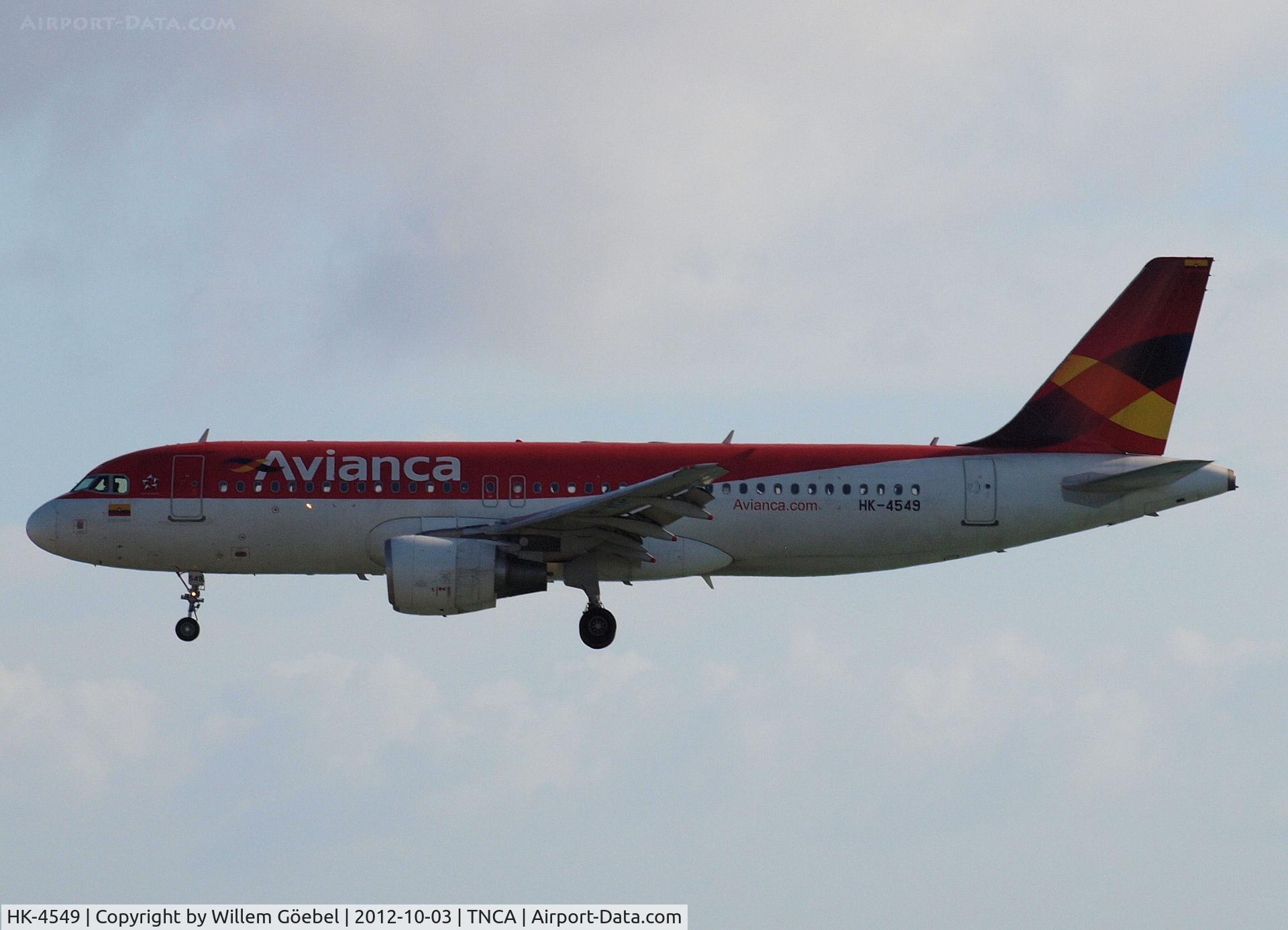 HK-4549, 2008 Airbus A320-214 C/N 3408, Landing on 